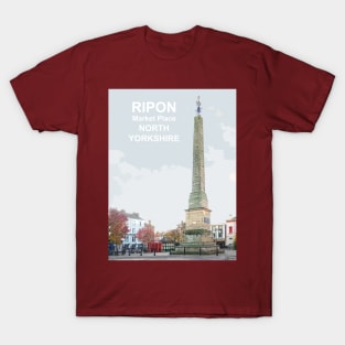 Ripon, North Yorkshire. Travel poster T-Shirt